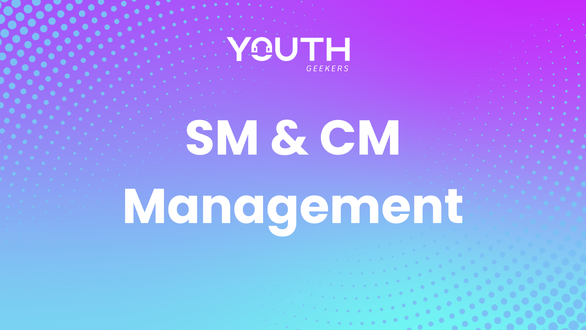 Social Media & community Management Banner